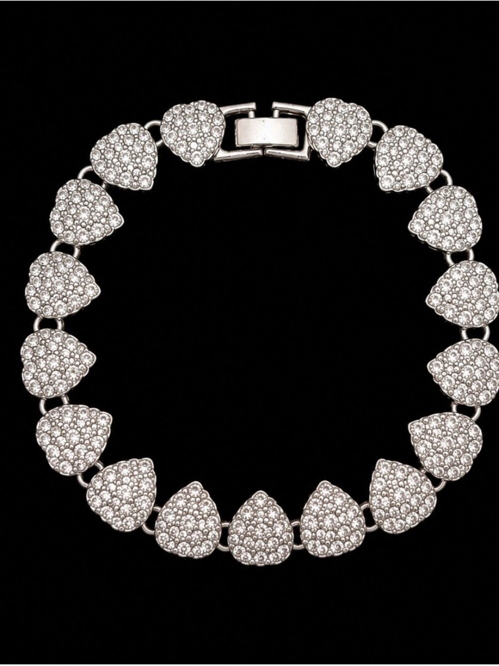 MRS215 Heart Pave Bracelet